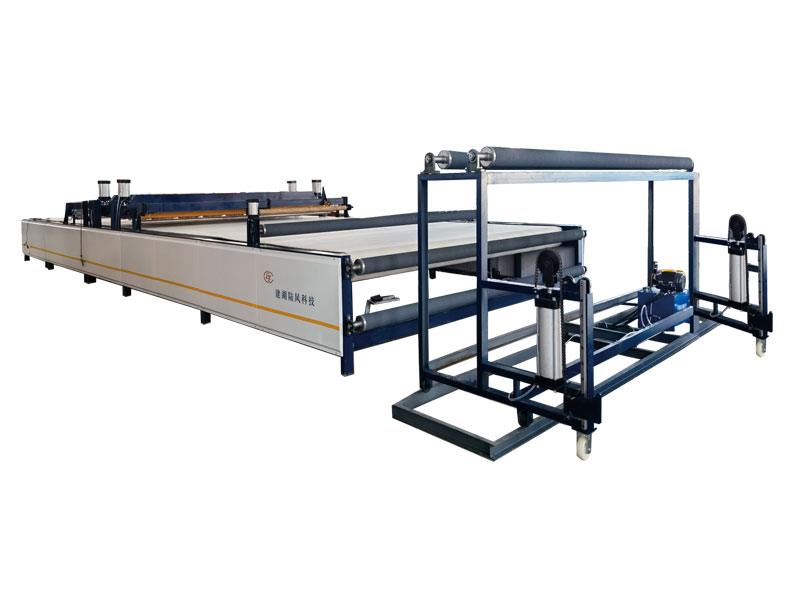 Coil embossing machine for carpets